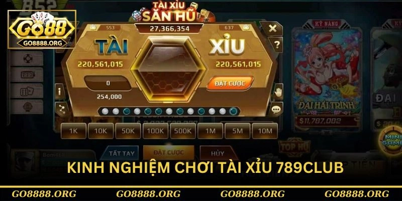 Những kinh nghiệm chơi tài xỉu 789club cho cược thủ tham khảo Những kinh nghiệm chơi tài xỉu 789club cho cược thủ tham khảo